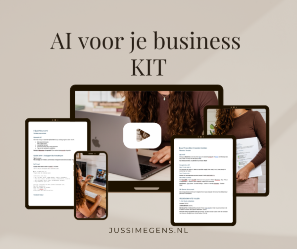 Bouw binnen 1 uur je eigen AI assistent voor je business!