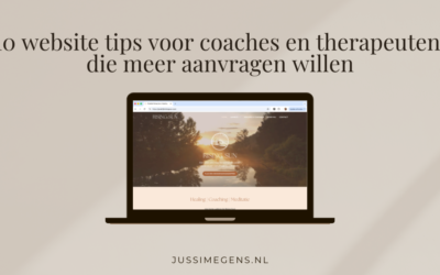 10 website tips voor coaches en therapeuten die meer aanvragen willen