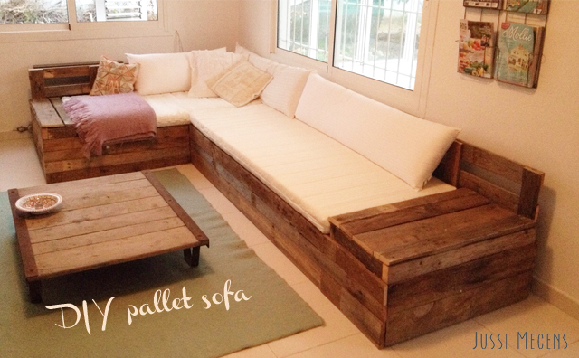 DIY sofa van pallets